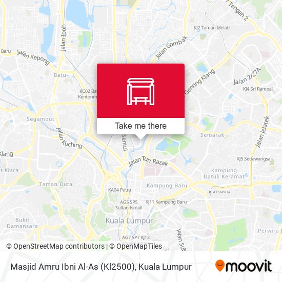 Masjid Amru Ibni Al-As (Kl2500) map