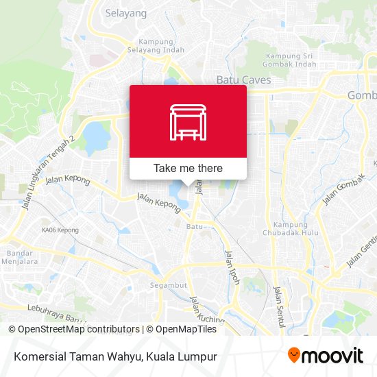 Komersial Taman Wahyu map