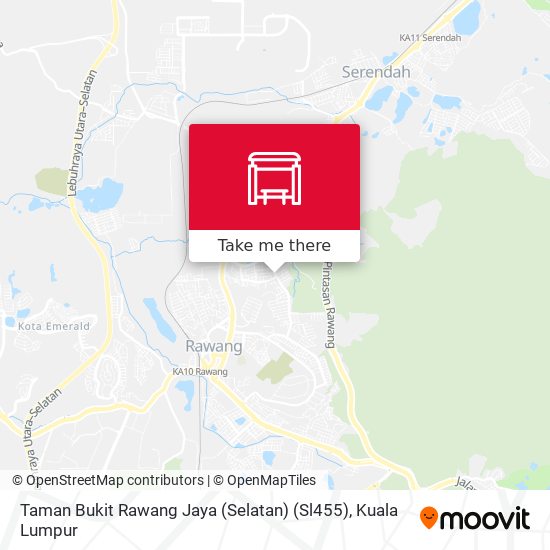Peta Taman Bukit Rawang Jaya (Selatan) (Sl455)