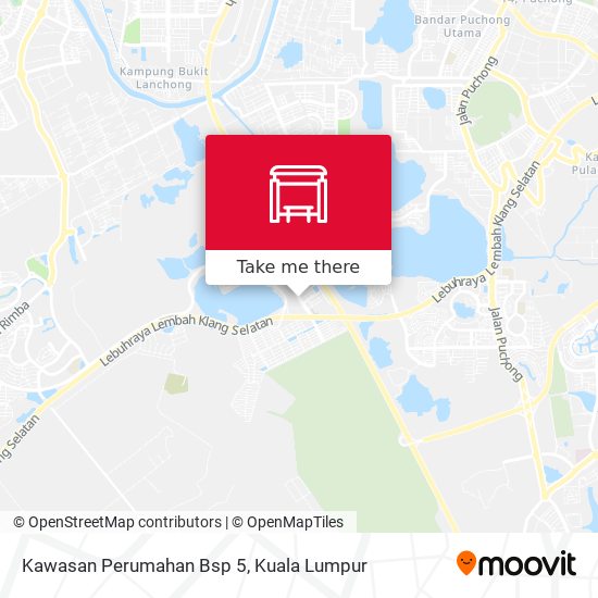 Kawasan Perumahan Bsp 5 map