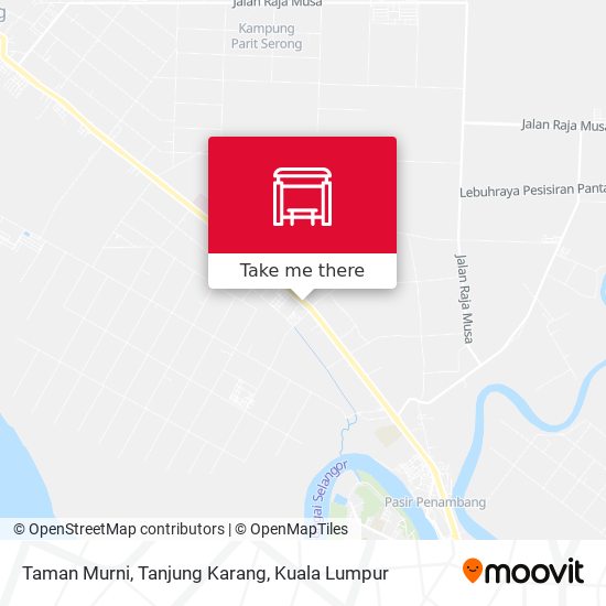 Peta Taman Murni, Tanjung Karang