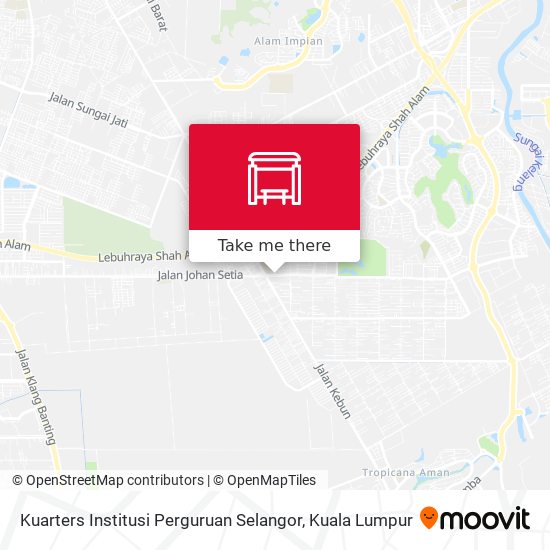 Peta Kuarters Institusi Perguruan Selangor
