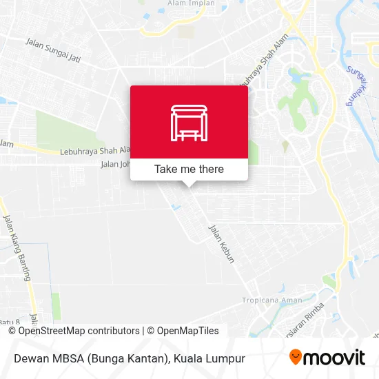 Dewan MBSA (Bunga Kantan) map