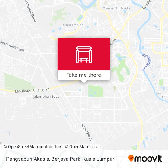 Pangsapuri Akasia, Berjaya Park map