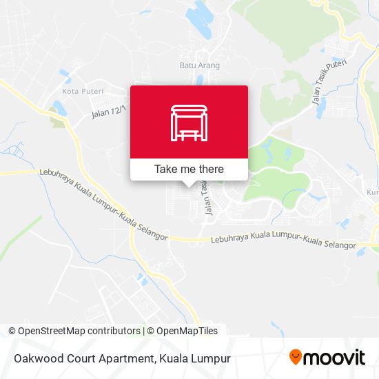 Oakwood Court Apartment map