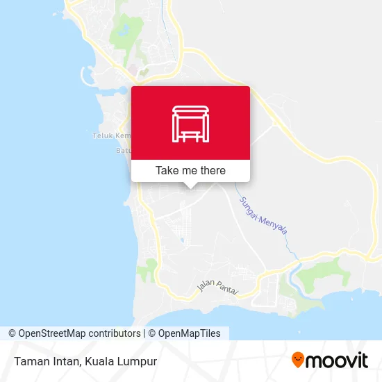Taman Intan map