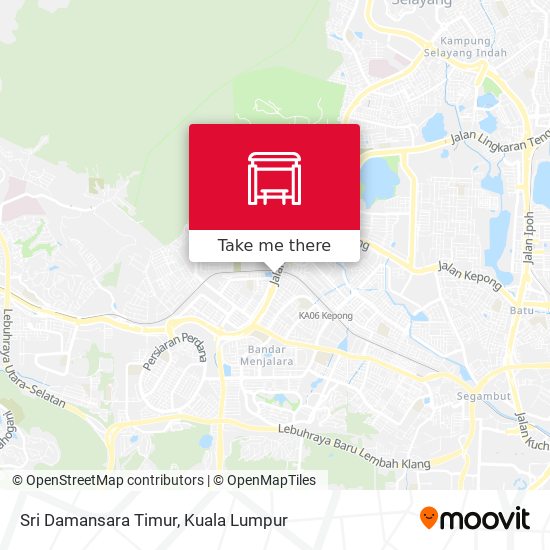 Sri Damansara Timur map