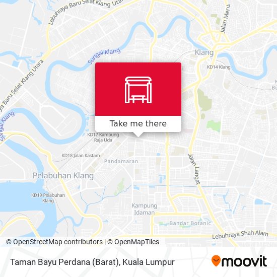 Peta Taman Bayu Perdana (Barat)