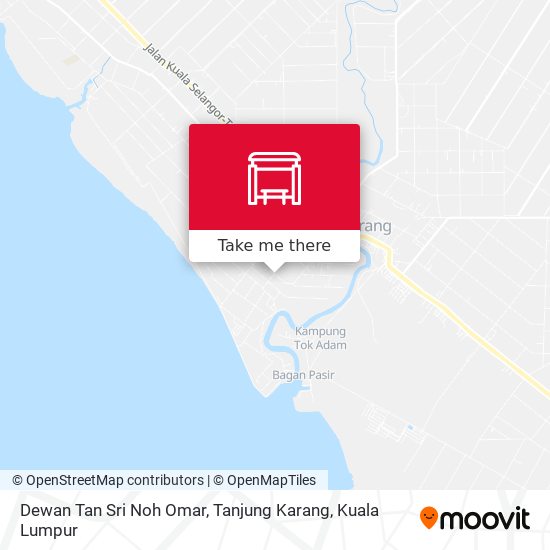 Dewan Tan Sri Noh Omar, Tanjung Karang map
