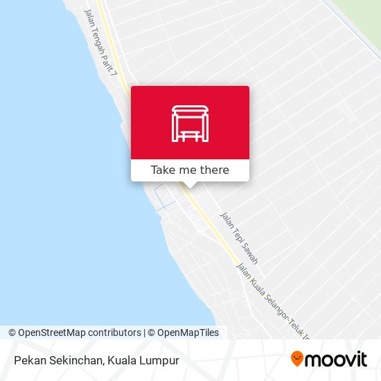 Pekan Sekinchan map