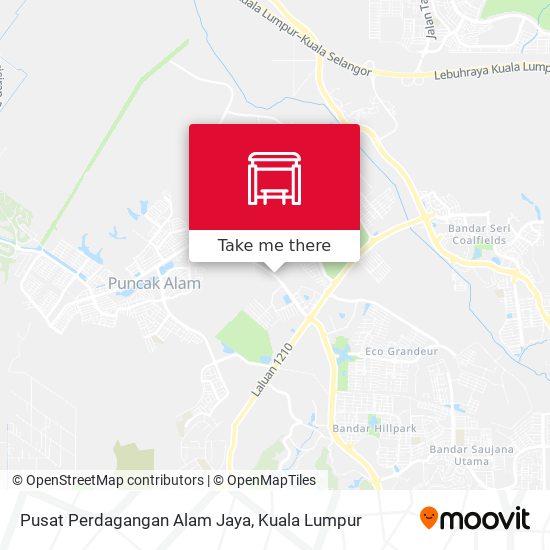 Peta Pusat Perdagangan Alam Jaya