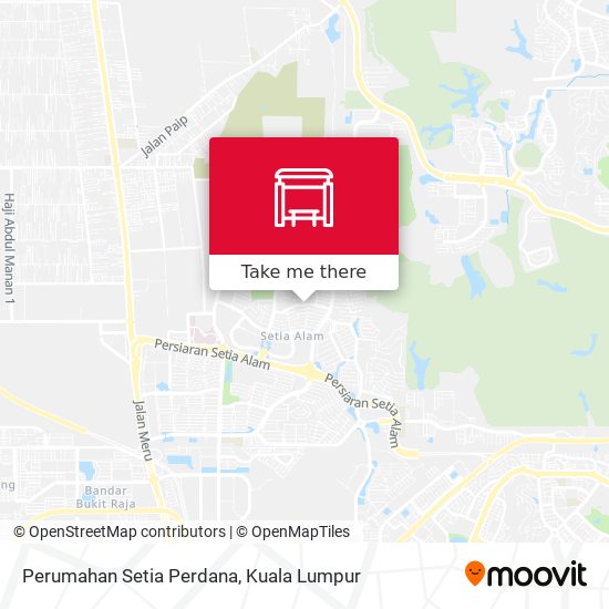 Peta Perumahan Setia Perdana