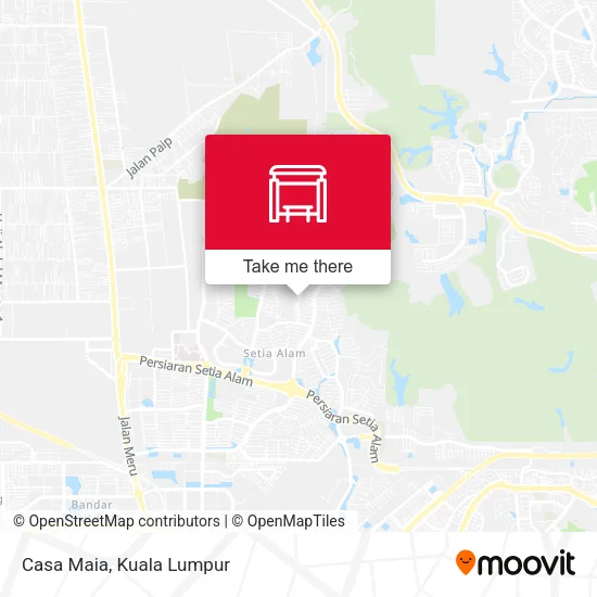 Casa Maia map