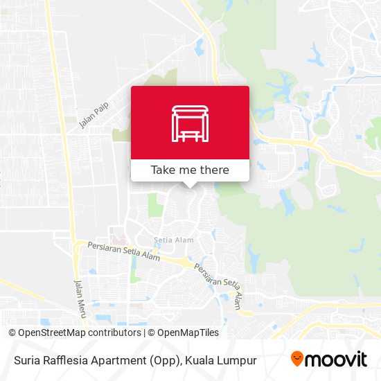 Peta Suria Rafflesia Apartment (Opp)