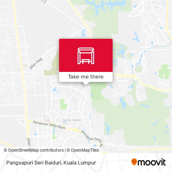 Pangsapuri Seri Baiduri map