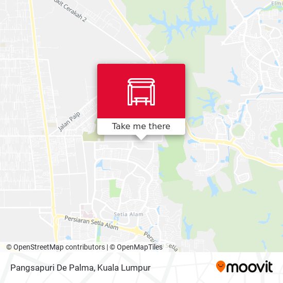 Peta Pangsapuri De Palma