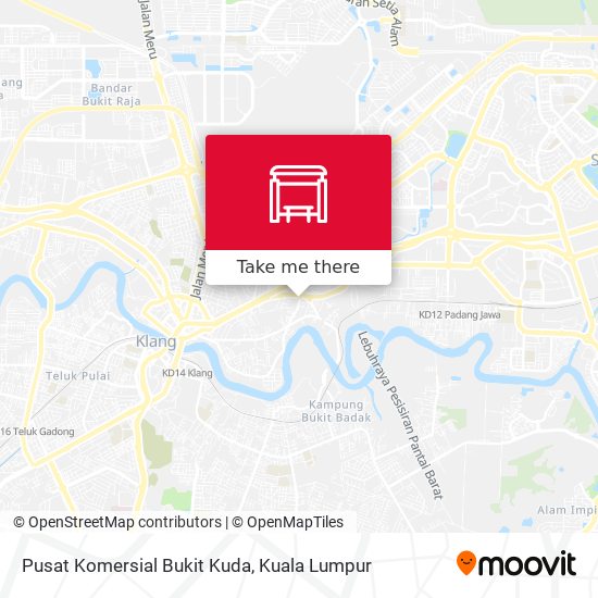 Pusat Komersial Bukit Kuda map