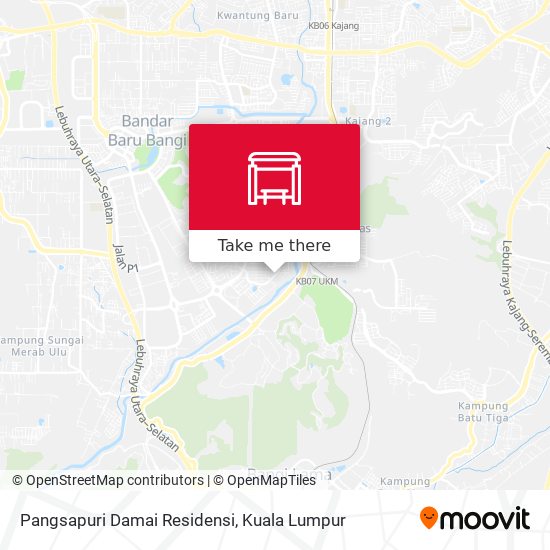 Bagaimana Untuk Pergi Ke Pangsapuri Damai Residensi Di Hulu Langat Menggunakan Bas Atau Keretapi