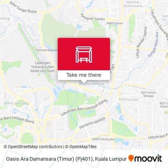 Peta Oasis Ara Damansara (Timur) (Pj401)