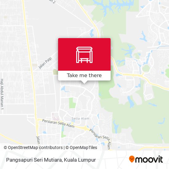Pangsapuri Seri Mutiara map