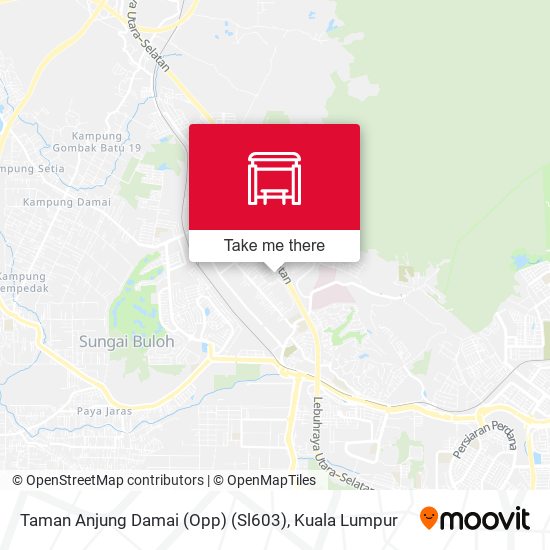 Peta Taman Anjung Damai (Opp) (Sl603)