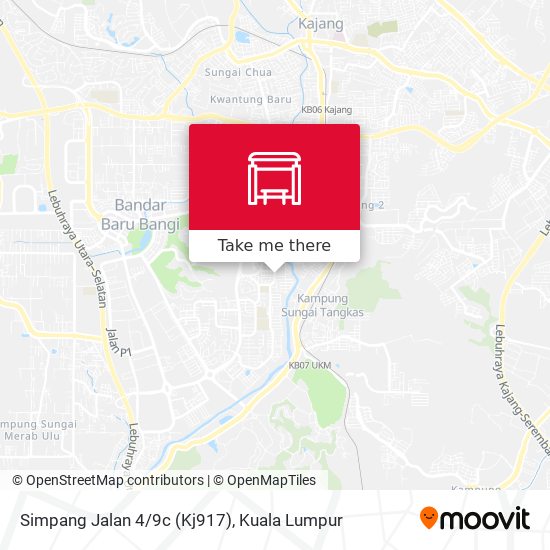 Peta Simpang Jalan 4/9c (Kj917)