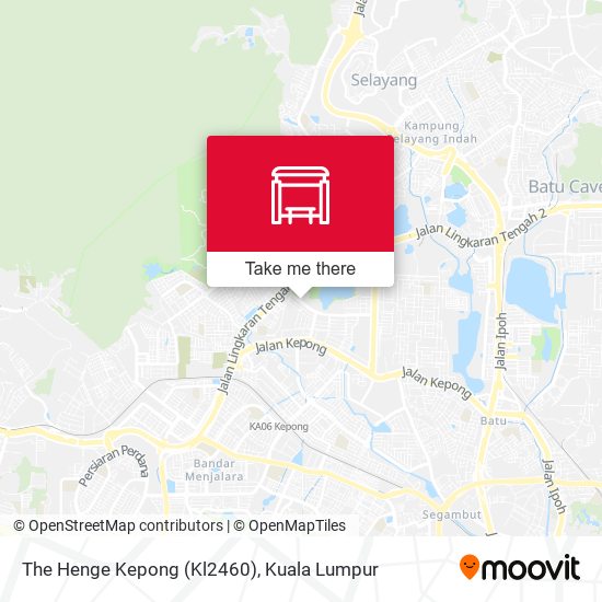 Peta The Henge Kepong (Kl2460)