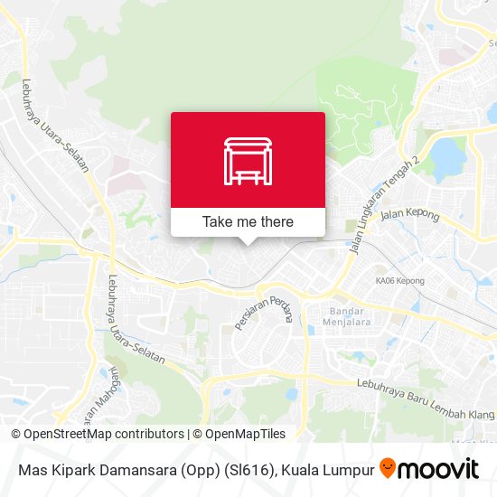 Mas Kipark Damansara (Opp) (Sl616) map