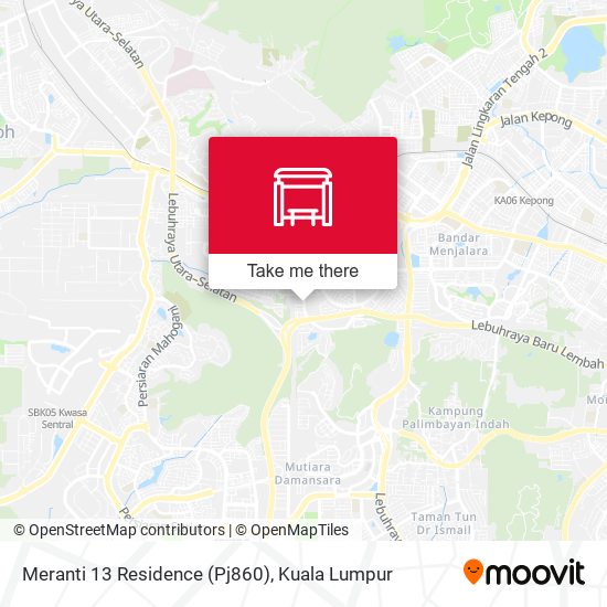 Meranti 13 Residence (Pj860) map