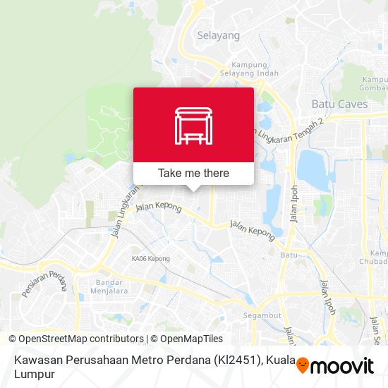 Peta Kawasan Perusahaan Metro Perdana (Kl2451)