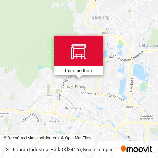 Peta Sri Edaran Industrial Park (Kl2455)