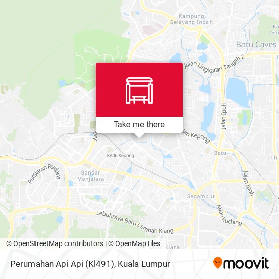 Perumahan Api Api (Kl491) map