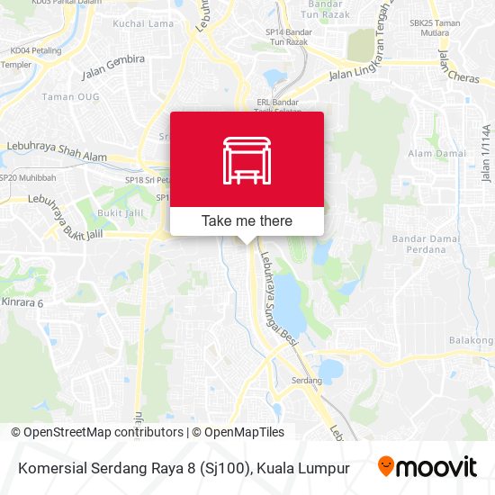 Komersial Serdang Raya 8 (Sj100) map