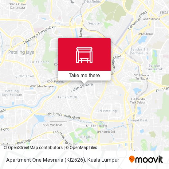 Apartment One Mesraria (Kl2526) map