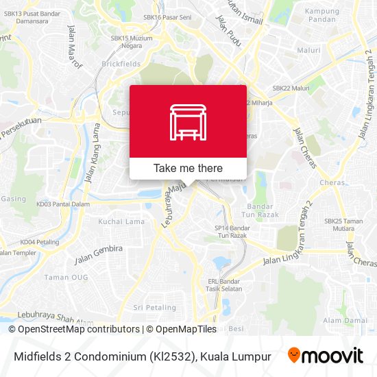 Midfields 2 Condominium (Kl2532) map