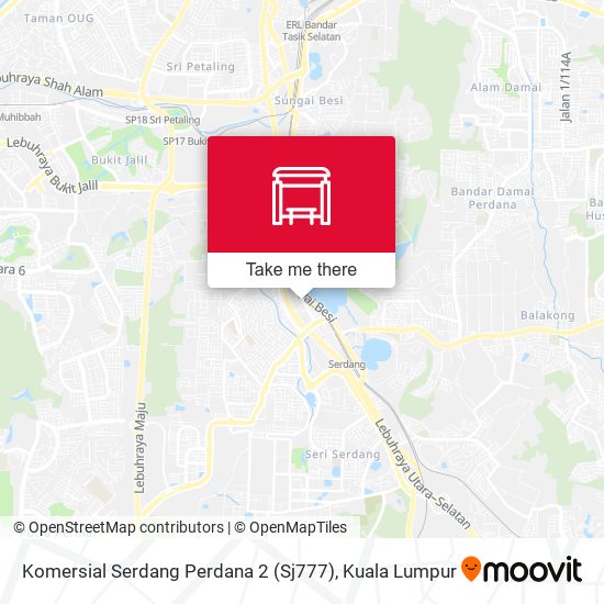 Komersial Serdang Perdana 2 (Sj777) map