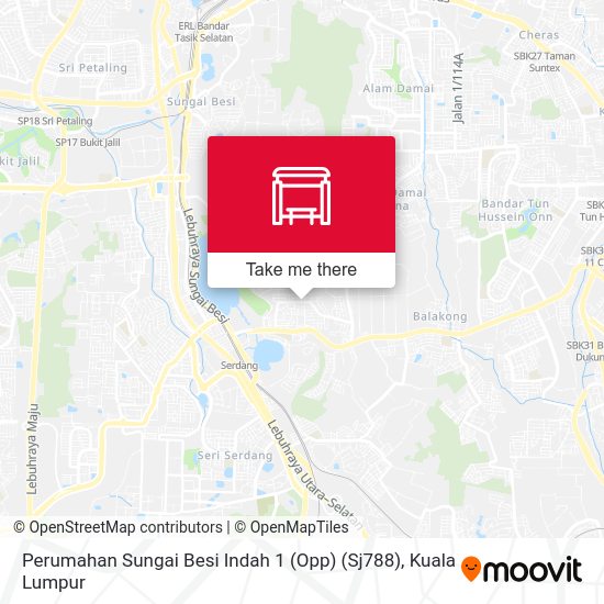 Perumahan Sungai Besi Indah 1 (Opp) (Sj788) map