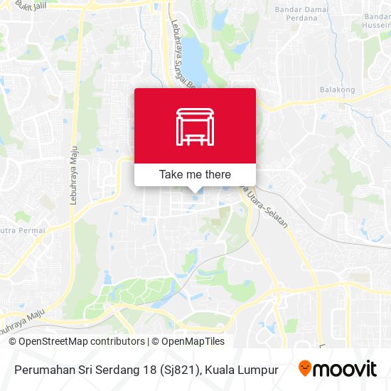 Perumahan Sri Serdang 18 (Sj821) map