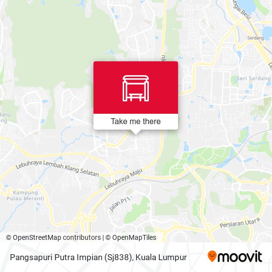 Pangsapuri Putra Impian (Sj838) map