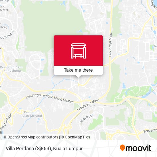 Peta Villa Perdana (Sj863)