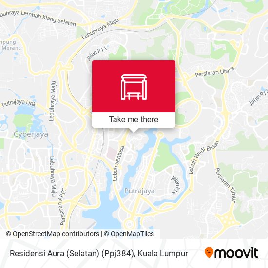 Residensi Aura (Selatan) (Ppj384) map