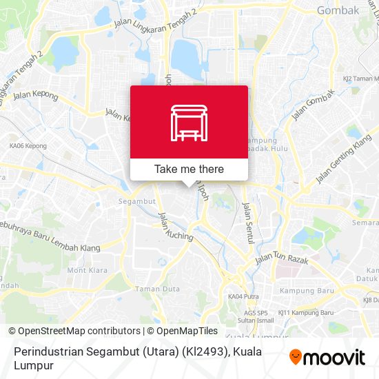 Peta Perindustrian Segambut (Utara) (Kl2493)
