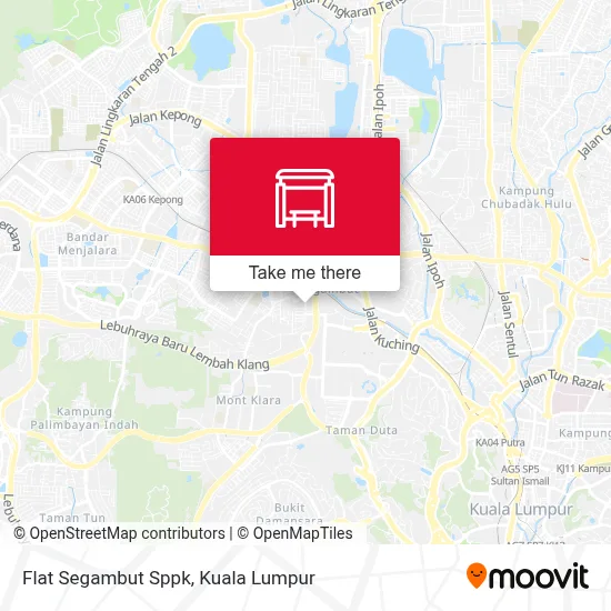 Flat Segambut Sppk map
