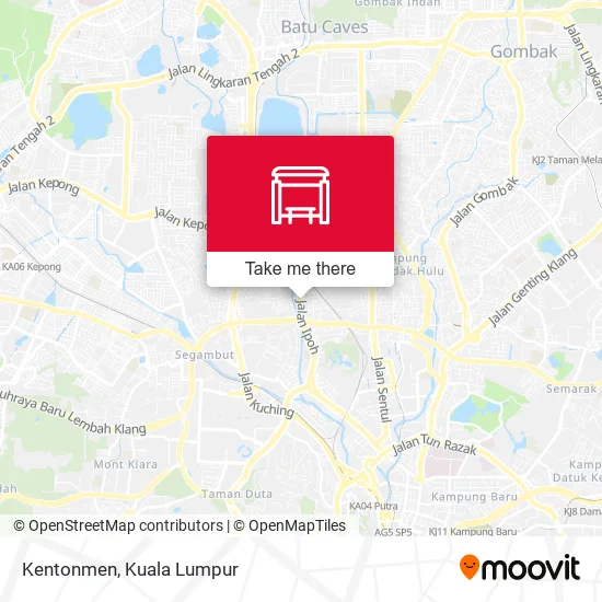 Kentonmen map