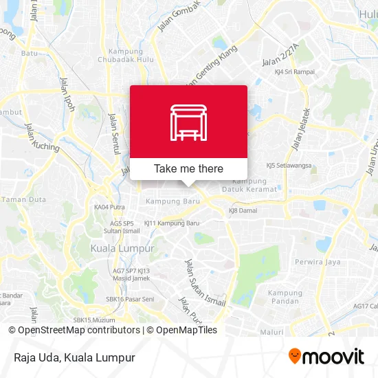 Raja Uda map