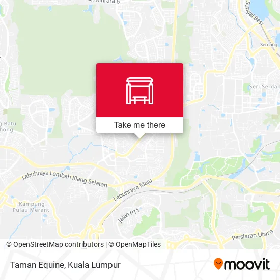 Taman Equine map