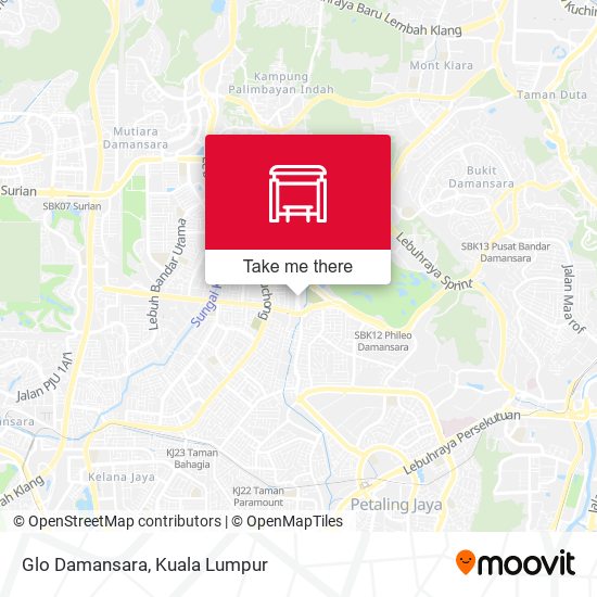 Glo Damansara map