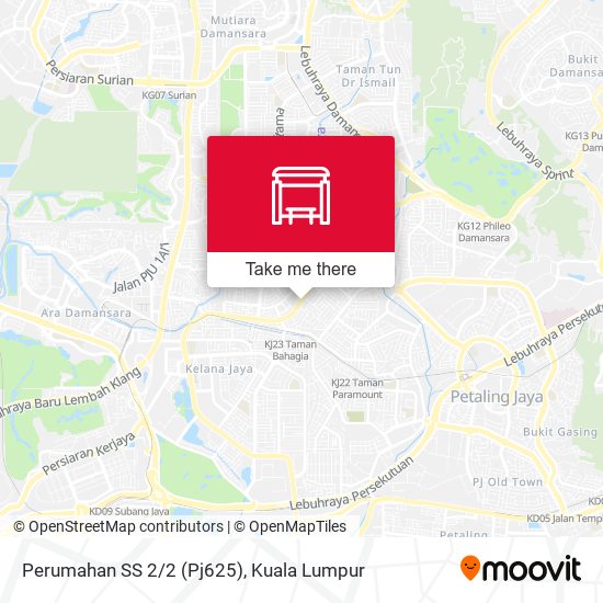 Perumahan SS 2/2 (Pj625) map