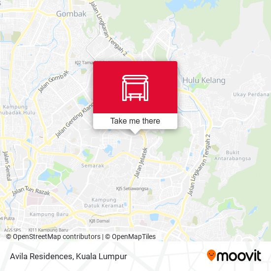 Avila Residences map