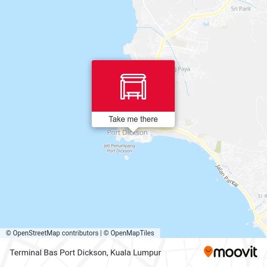 Terminal Bas Port Dickson map